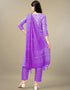 chic purple rayon trendy fashioner readymade suit collection with purple rayon rt9042-185408 Back View